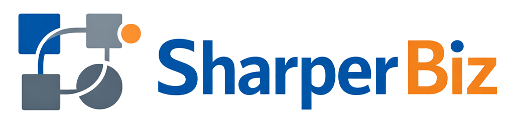 SharperBiz Logo TP